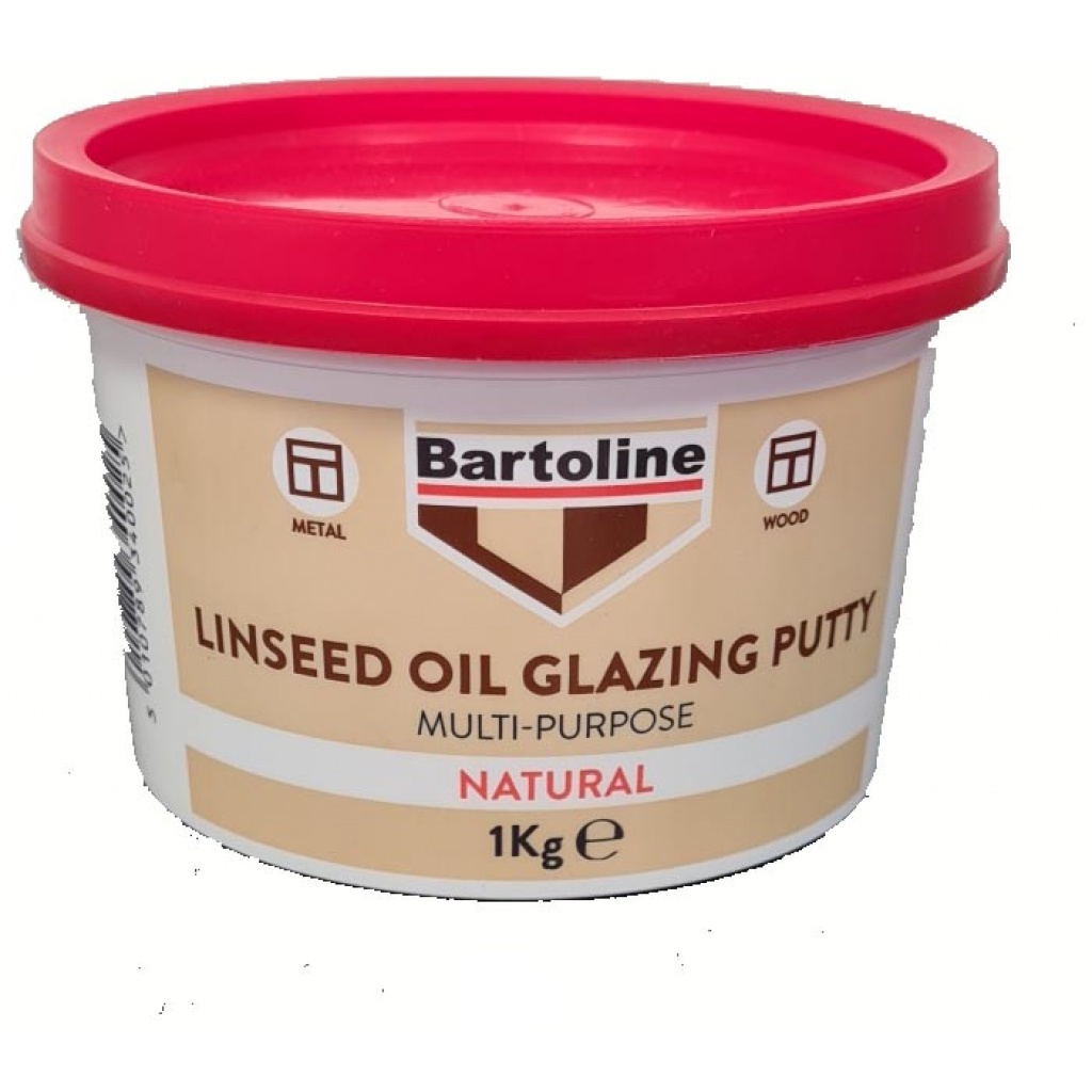 BPUTT1000N Linseed Oil Putty Natural, 1kg Curust Industries