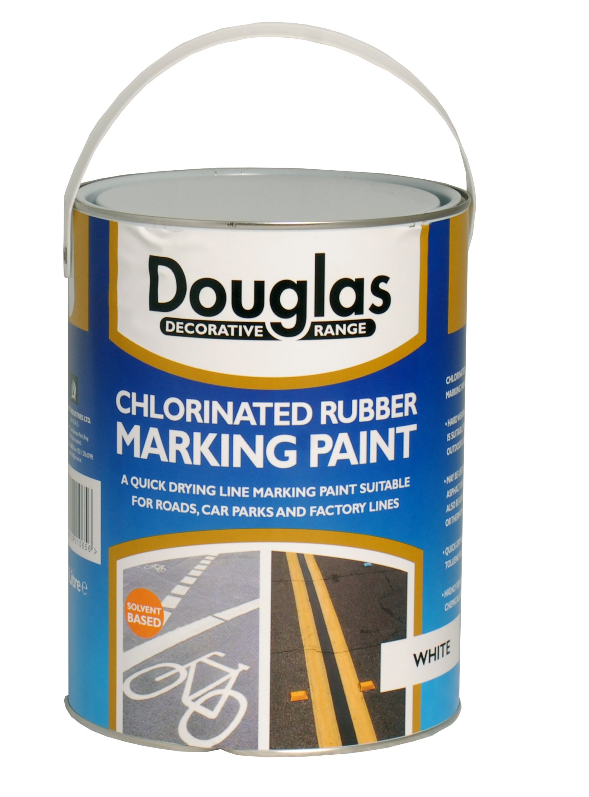 DPZM5000W Chlorinated Rubber Marking Paint White, 5ltr Curust